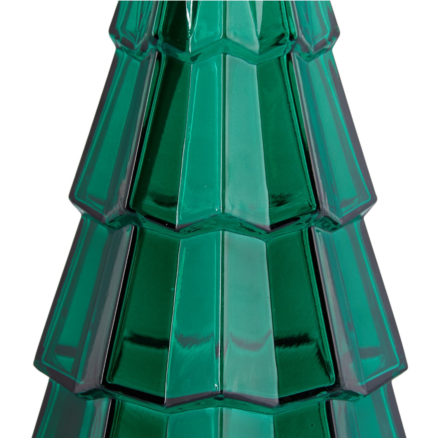 Xmas Tree Glass With Straw Green Image 2