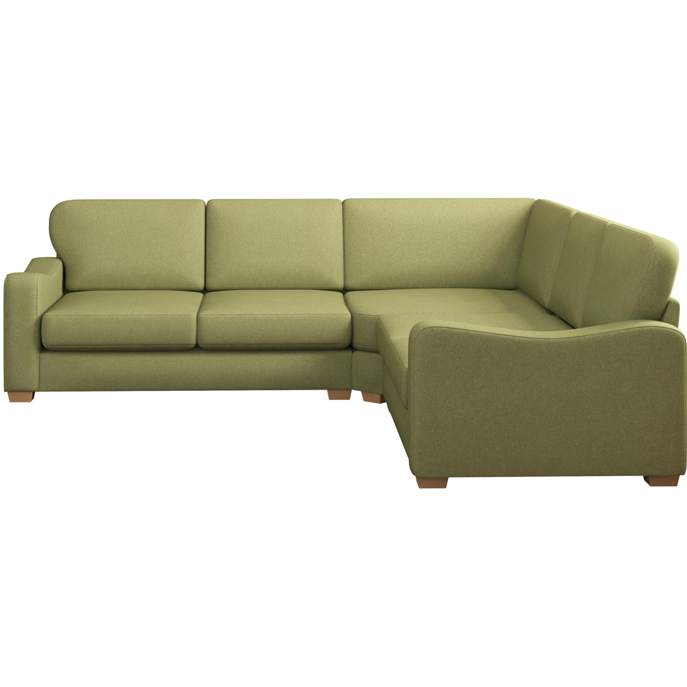 Theadford 4 Seater Venice Olive Fixed Back Corner Sofa Image 3