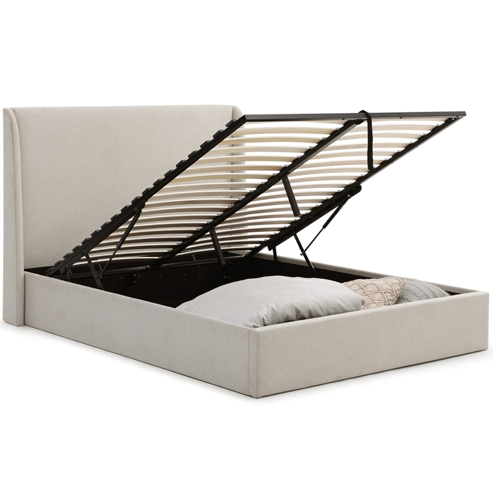 Daphne Super King Stone Ottoman Bed Image 4