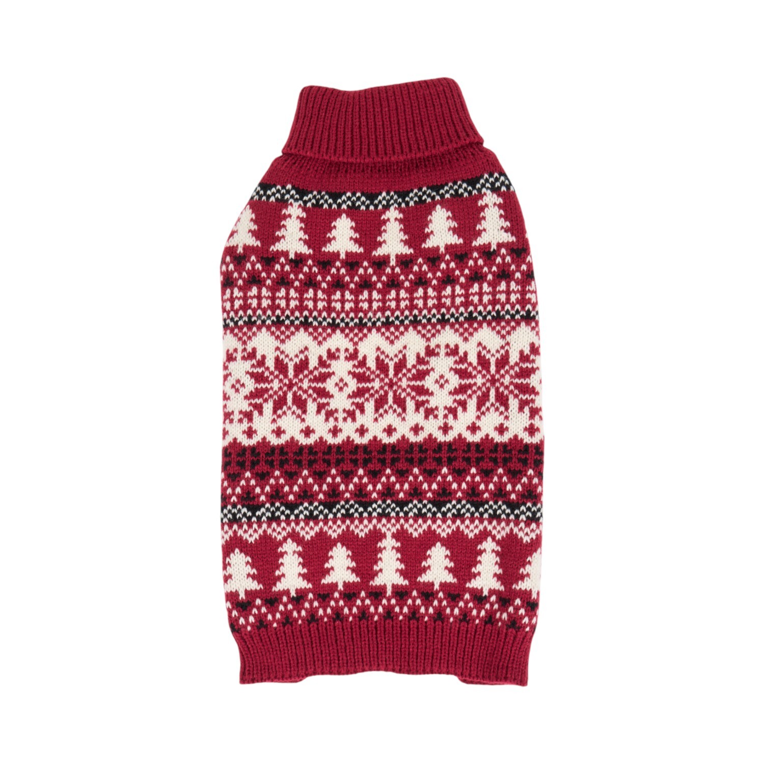 Fair Isle Dog Jumper XS Image 3
