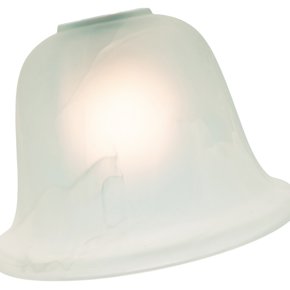 Happy Homewares White Alabaster Glass Shade 2 Pack Image 6