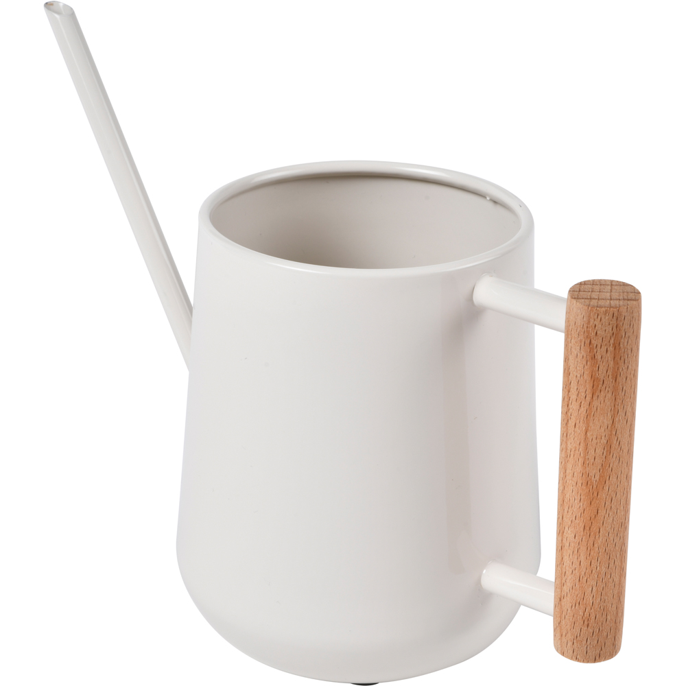 Burgon & Ball Stone Steel Indoor Watering Can with Beech Wood Handle 700ml Image 4