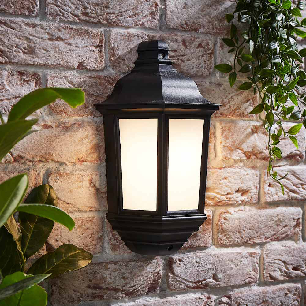 ValueLights IP44 Wiltshire Aluminium Dusk Till Dawn Wall Lantern Image 2