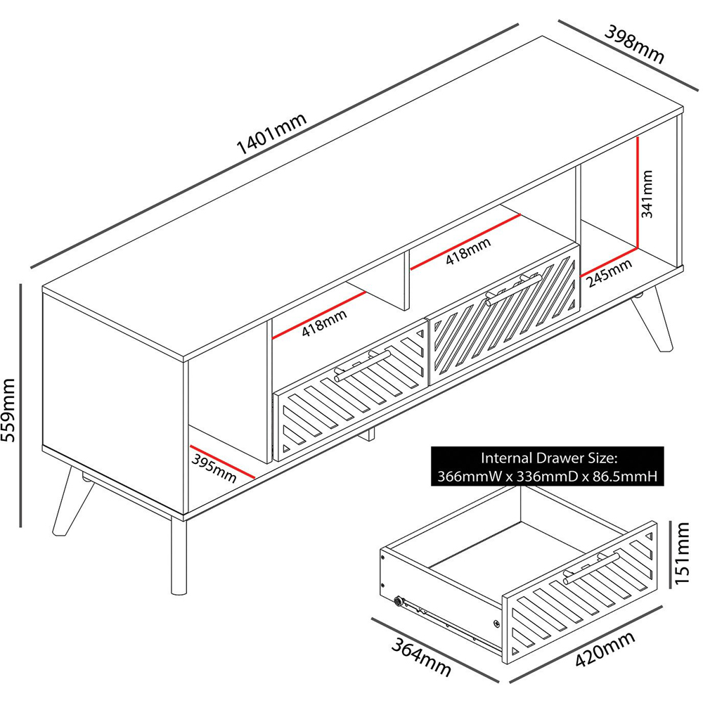 Cora TV Unit - Green Image 12