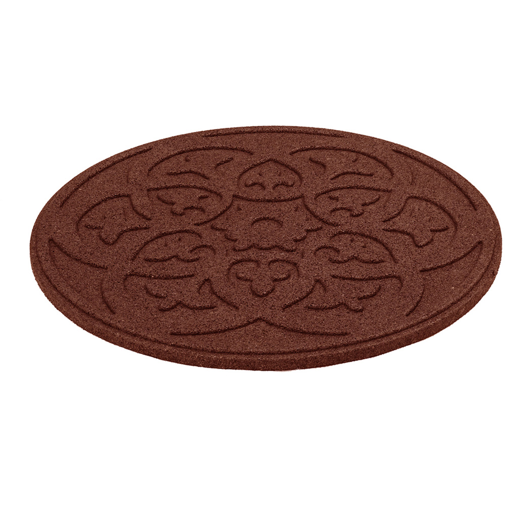 Nicoman Terracotta Scroll Reversible Garden Stepping Stone 46cm 4 Pack Image 4