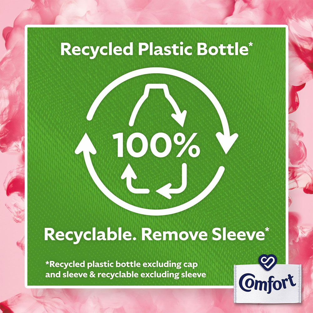 Comfort Creations Cherry Blossom and Sweet Pea Fabric Conditioner 30 Washes 900ml 4 Pack Image 9