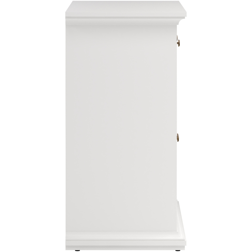 Florence 3 Door 3 Drawer White Sideboard Image 3