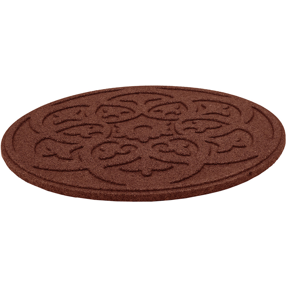 Nicoman Terracotta Scroll Reversible Garden Stepping Stone 46cm 4 Pack Image 5