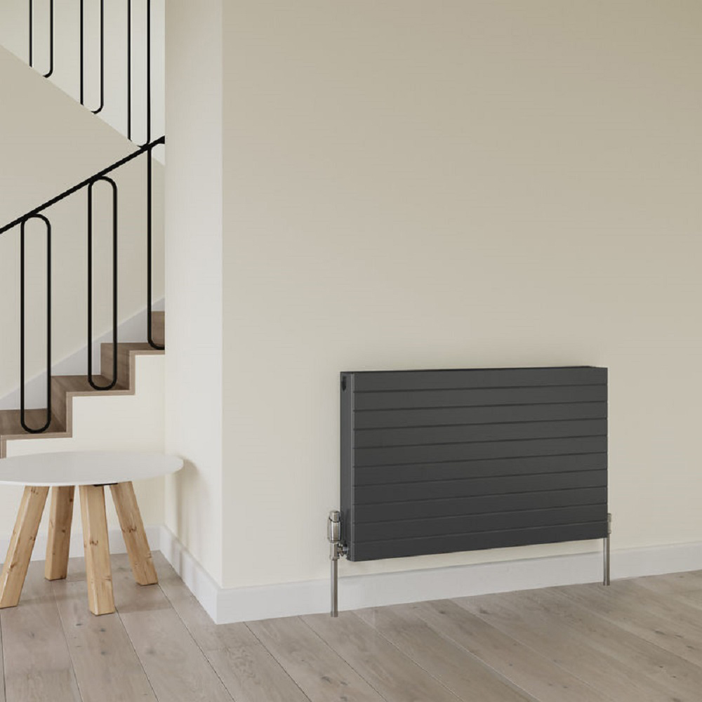 Henrad by Stelrad Everest Concept Slate Grey K1 Radiator 600 x 800mm Image 2
