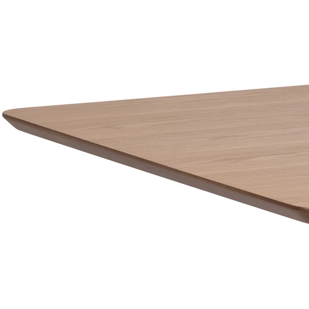 Florence Roxby 80 to 120cm Extending Dining Table Oak and Black Image 6