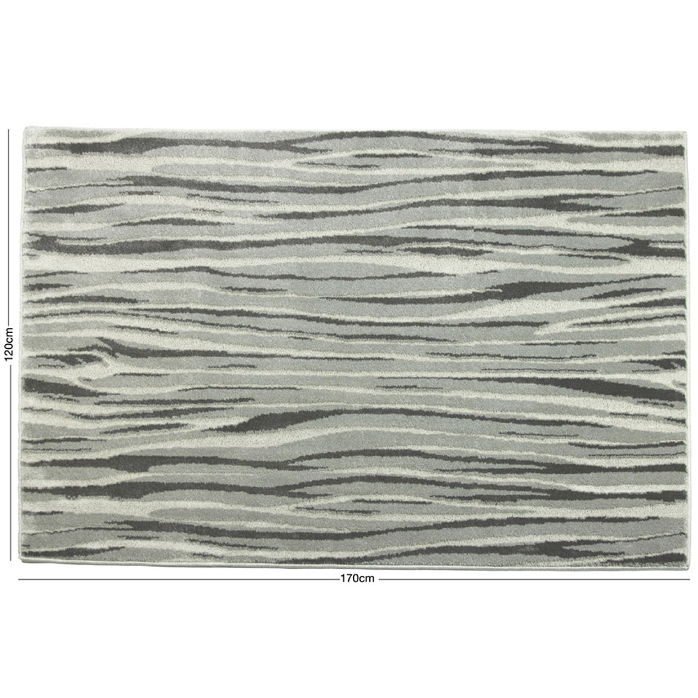 Eselle Rhythm Willow Grey Rug 120 x 170cm Image 6