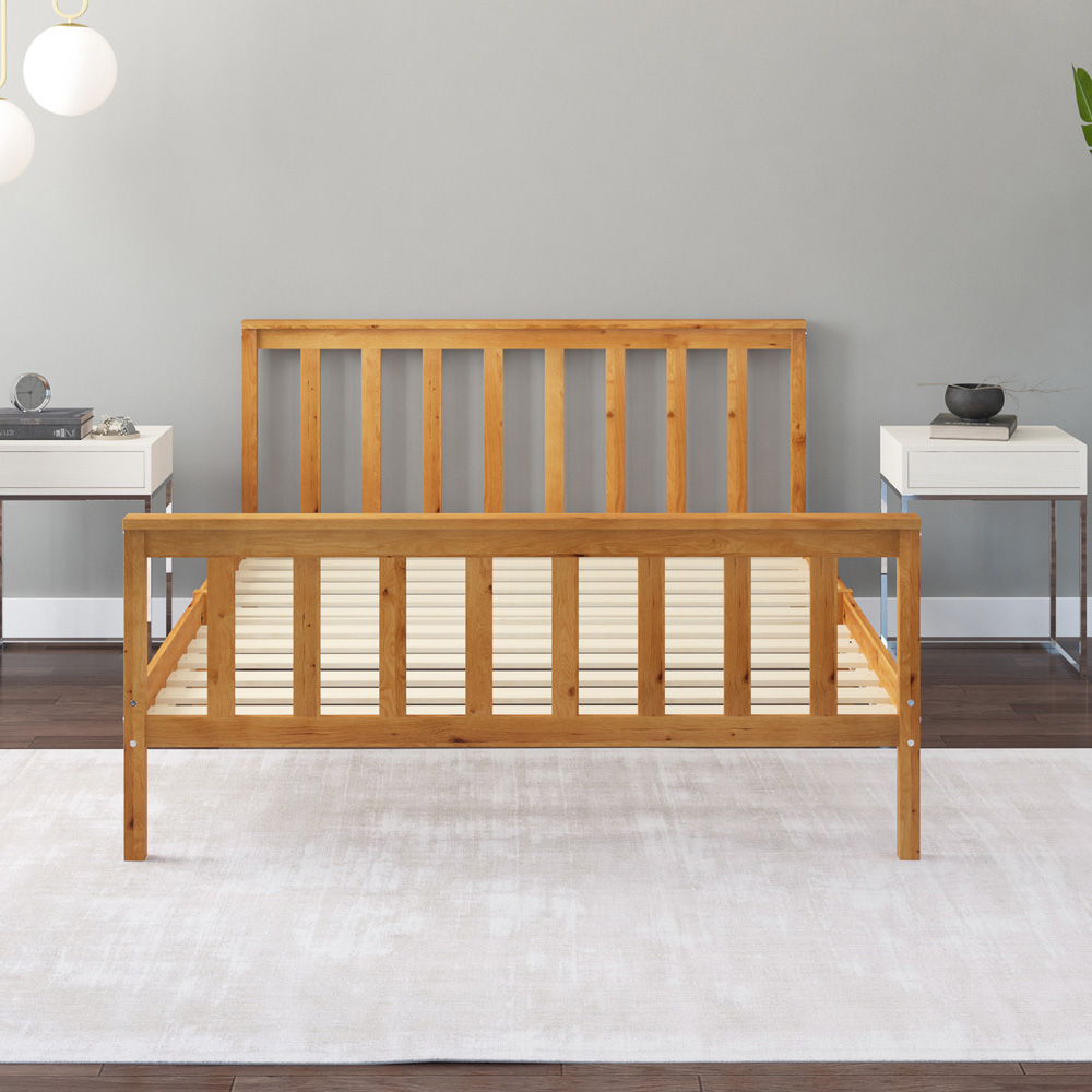 Aspire Atlantic King Size Natural Bed Frame Image 5