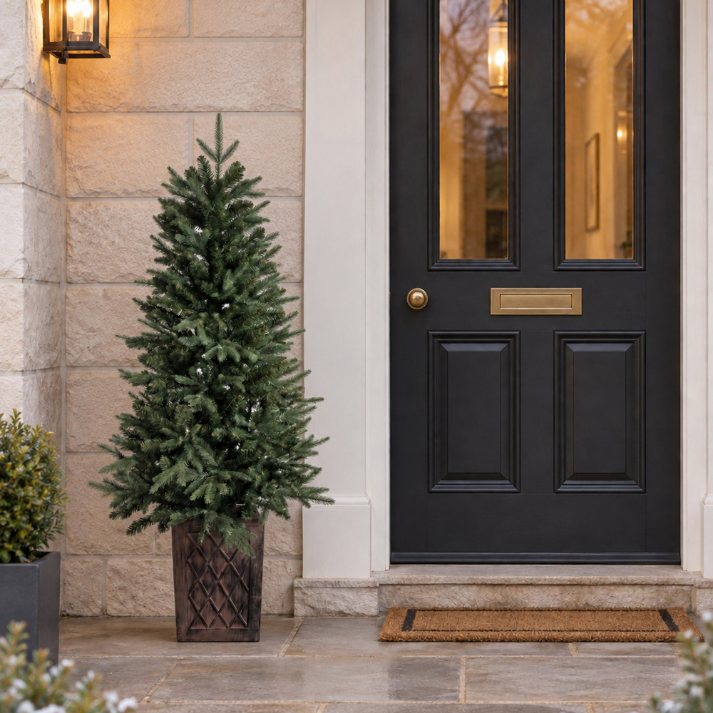 Bosk Rivington Fir Artificial Potted Christmas Tree 4.5ft Image 4