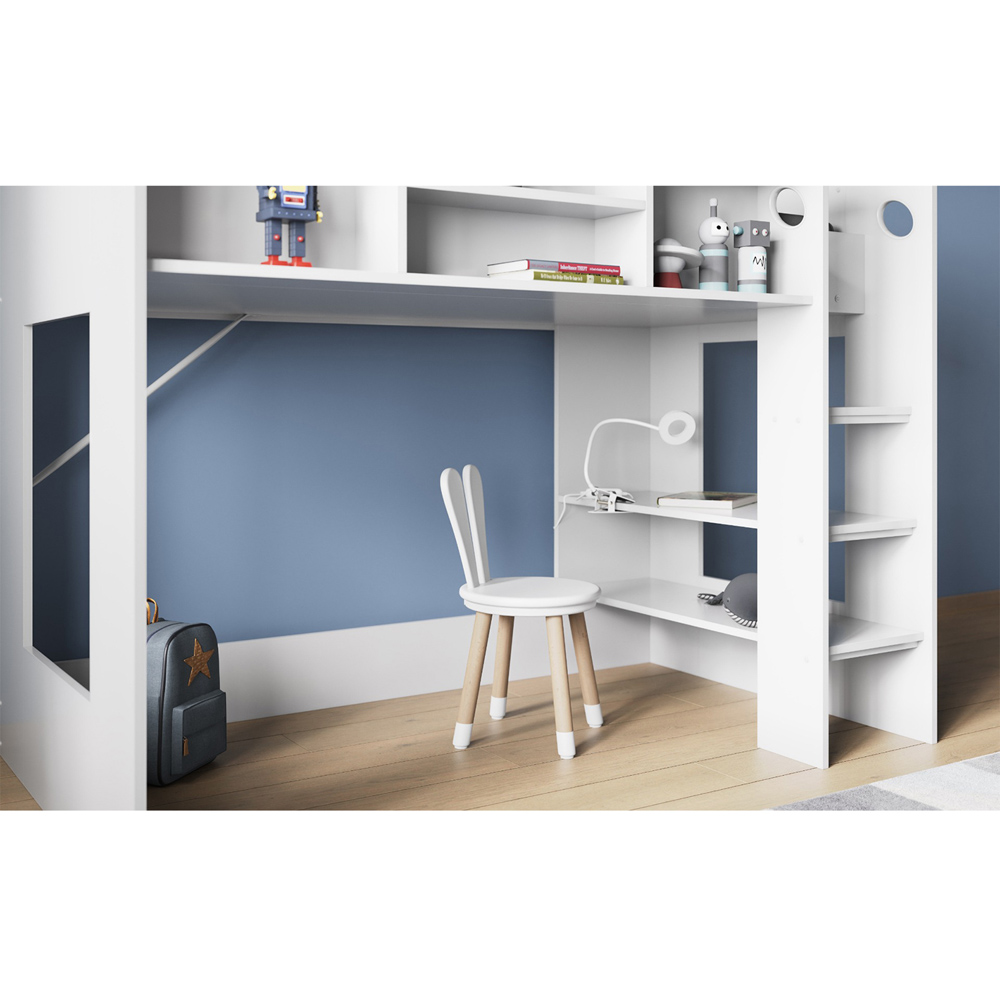 Flair Wizard Single White Junior Mid High Sleeper Image 4