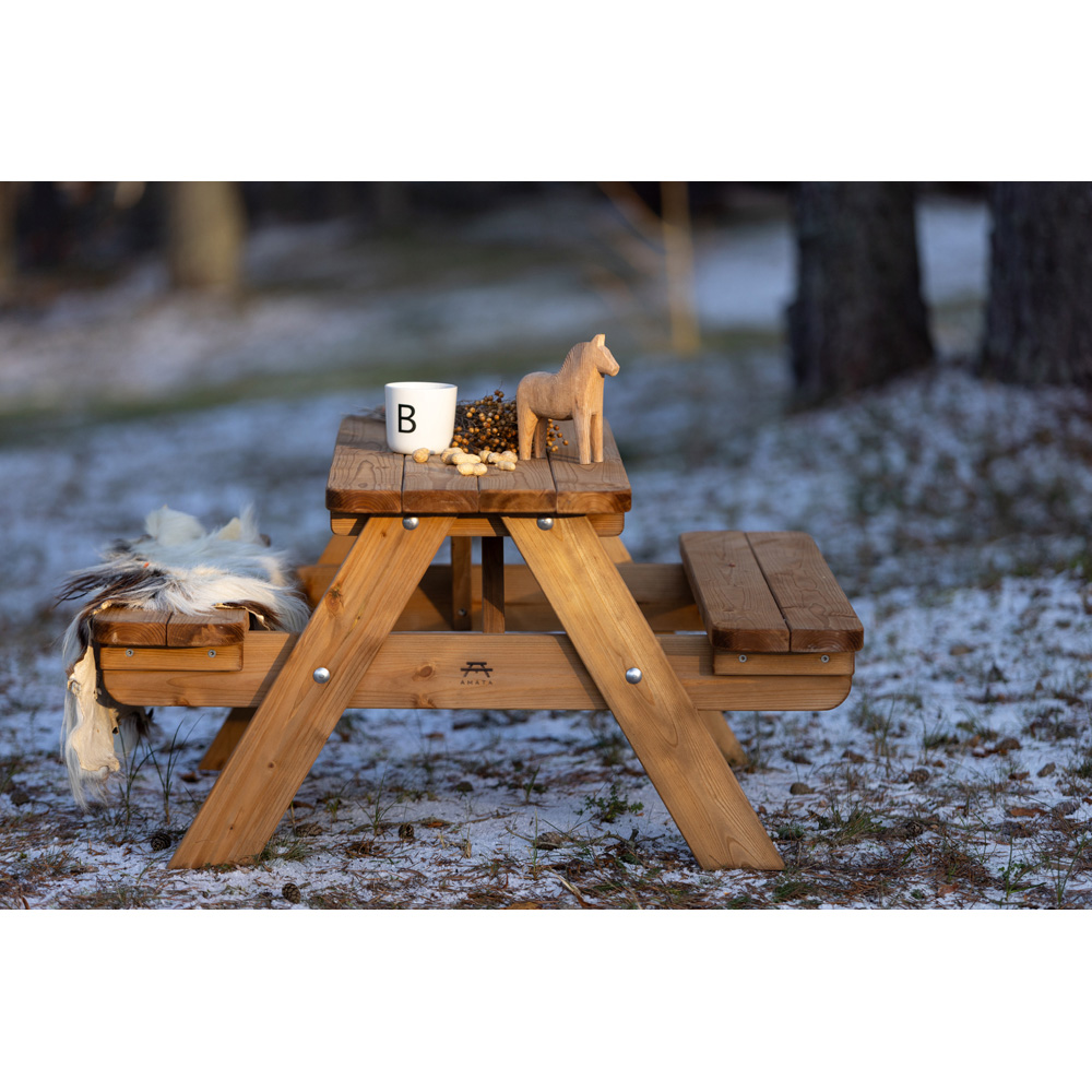 AMATA Ungurs Children's Rusty Hazel Activity Table Image 8