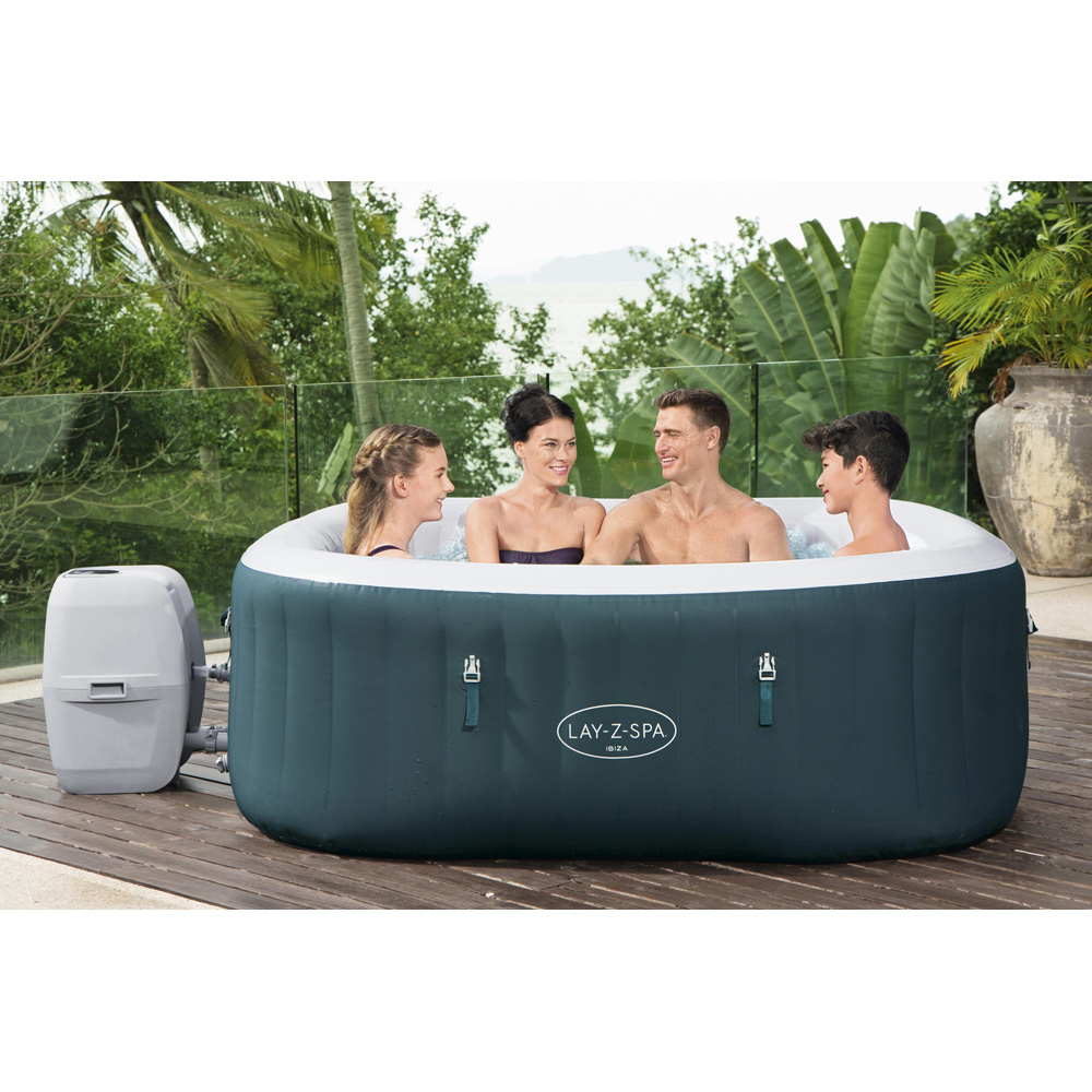 Lay-Z-Spa Ibiza 6 Person AirJet Hot Tub 66 x 180cm Image 2