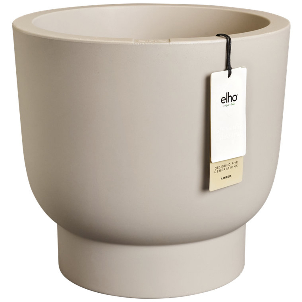 elho Amber Beige Grail Plastic Plant Pot 40cm Image 6