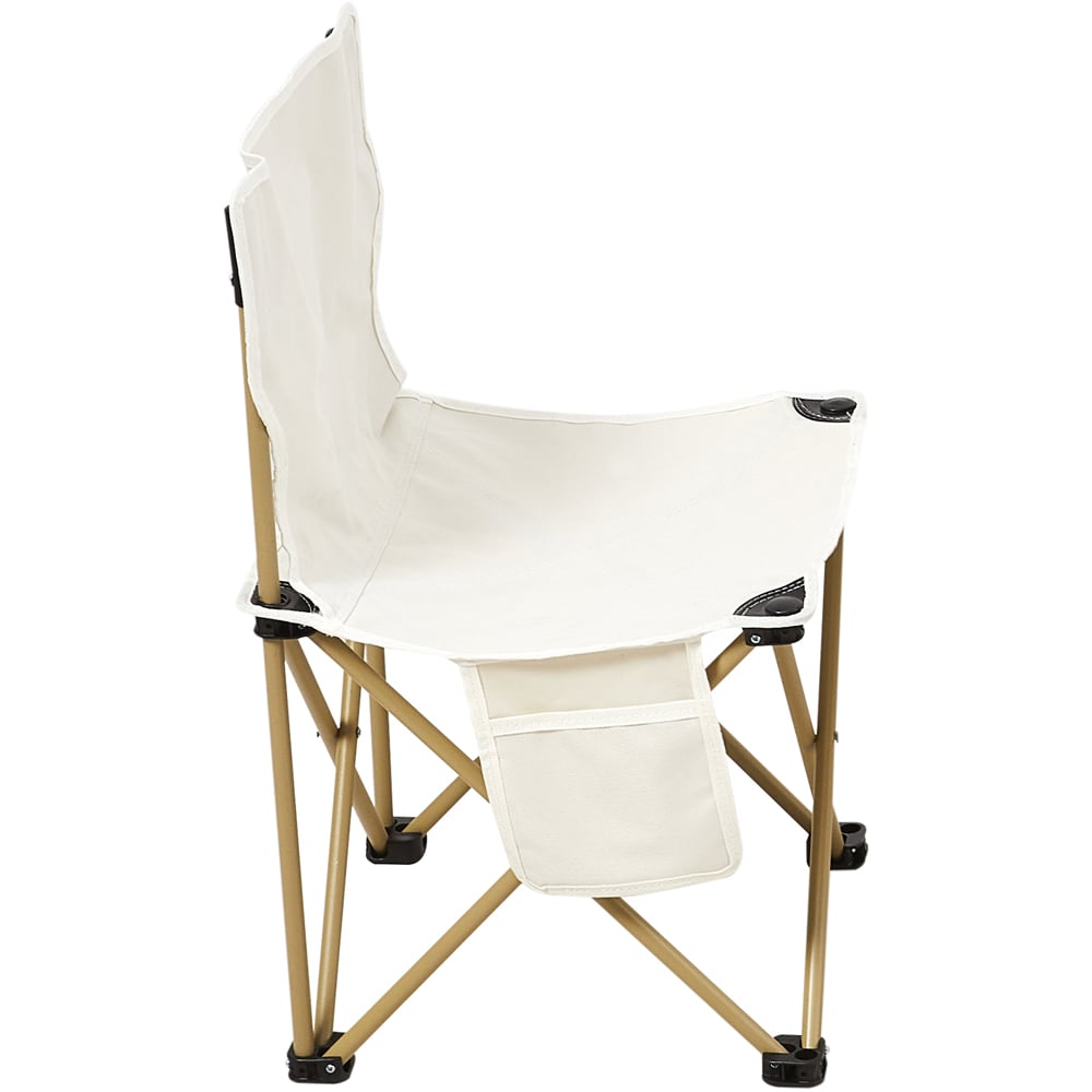 Living and Home 2 Seater Beige Portable Folding Camping Set Image 3