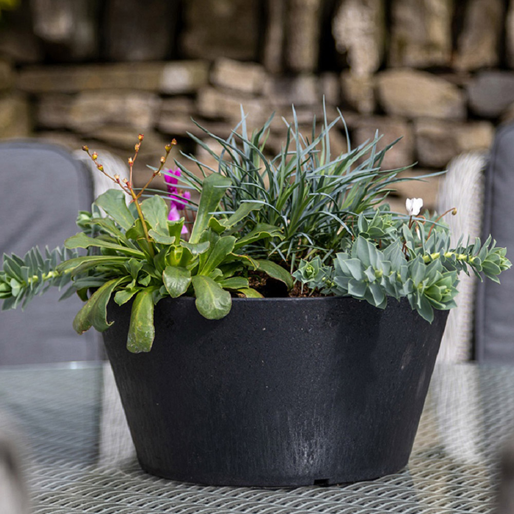 Garden Gear Octavia Slate Planter 15cm 2 Pack Image 2