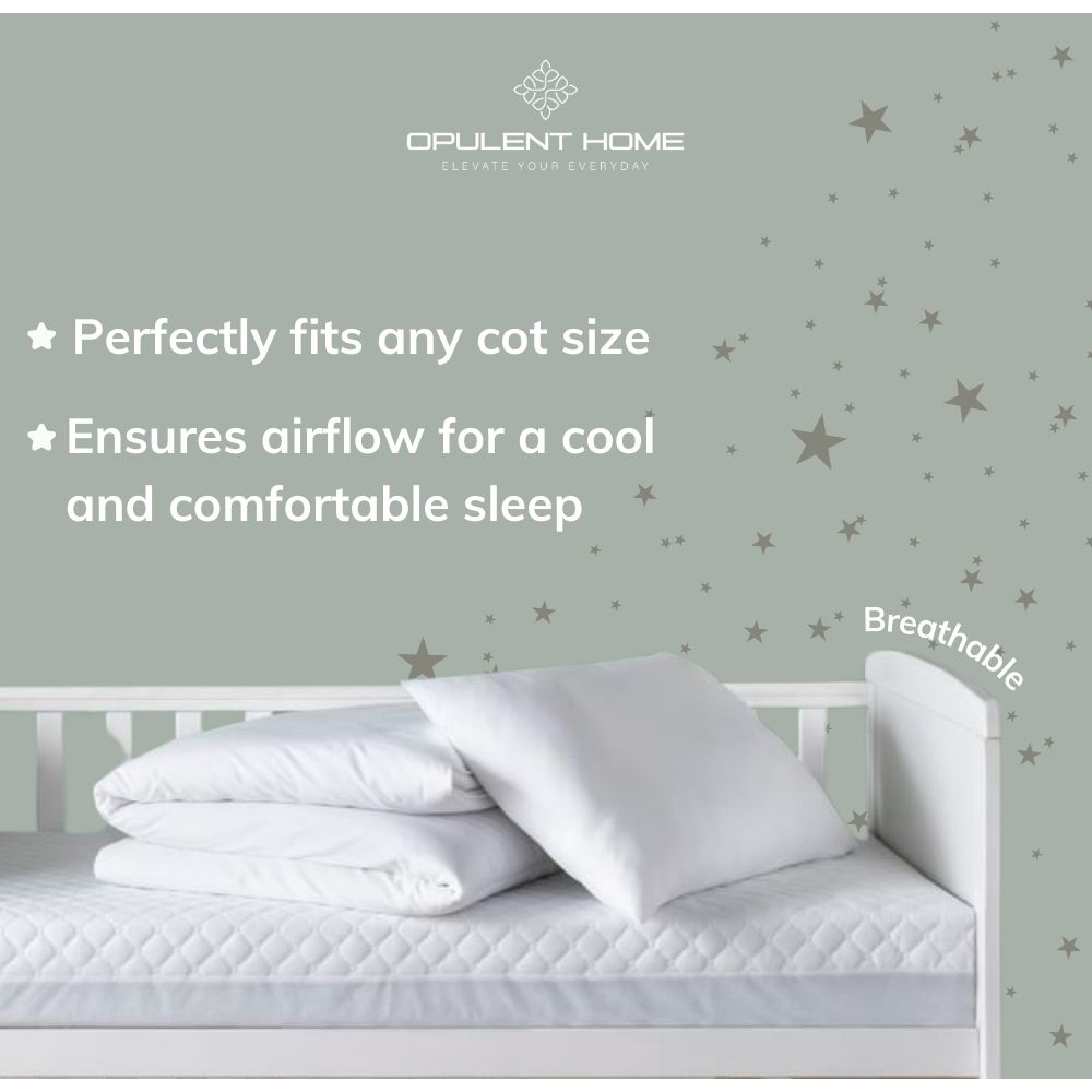 Opulent Home Anti-Allergy Microfibre Cot Bed Duvet Set 7.5 Tog Image 6