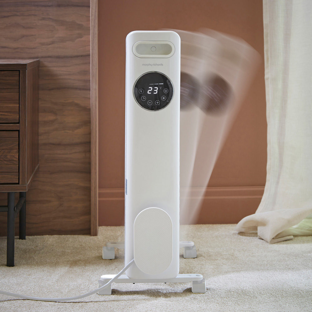 Morphy Richards White Digital Oil Filled Radiator 2000W Image 9