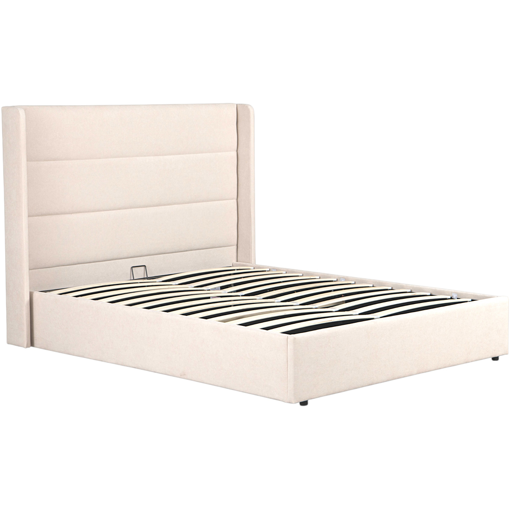 Wilmslow Double Natural Ottoman Bed Image 2