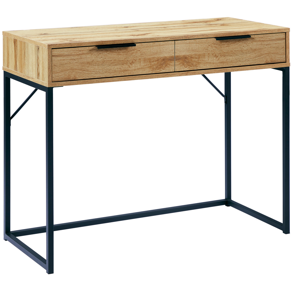 Julian Bowen Bali 2 Drawer Oak Dressing Table Image 2