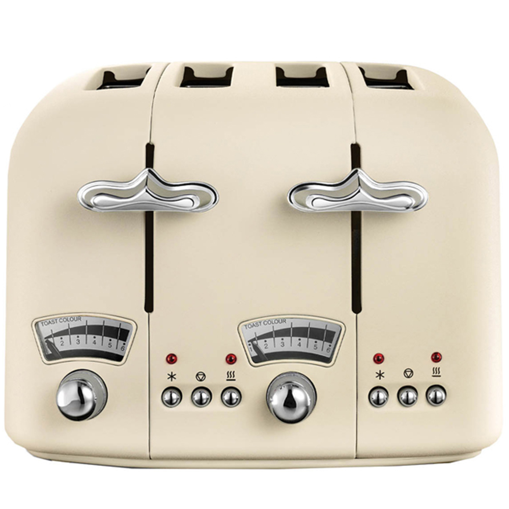De'Longhi DLPK2 Argento Biege 1.7L Kettle with 4 Slice Toaster Image 3
