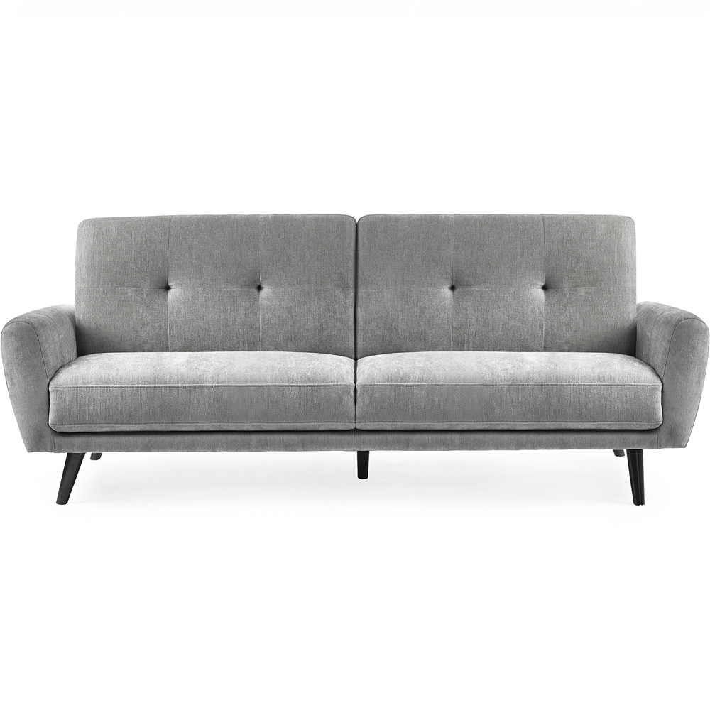 Julian Bowen Monza 2 Seater Dove Fabric Sofa Bed Image 3