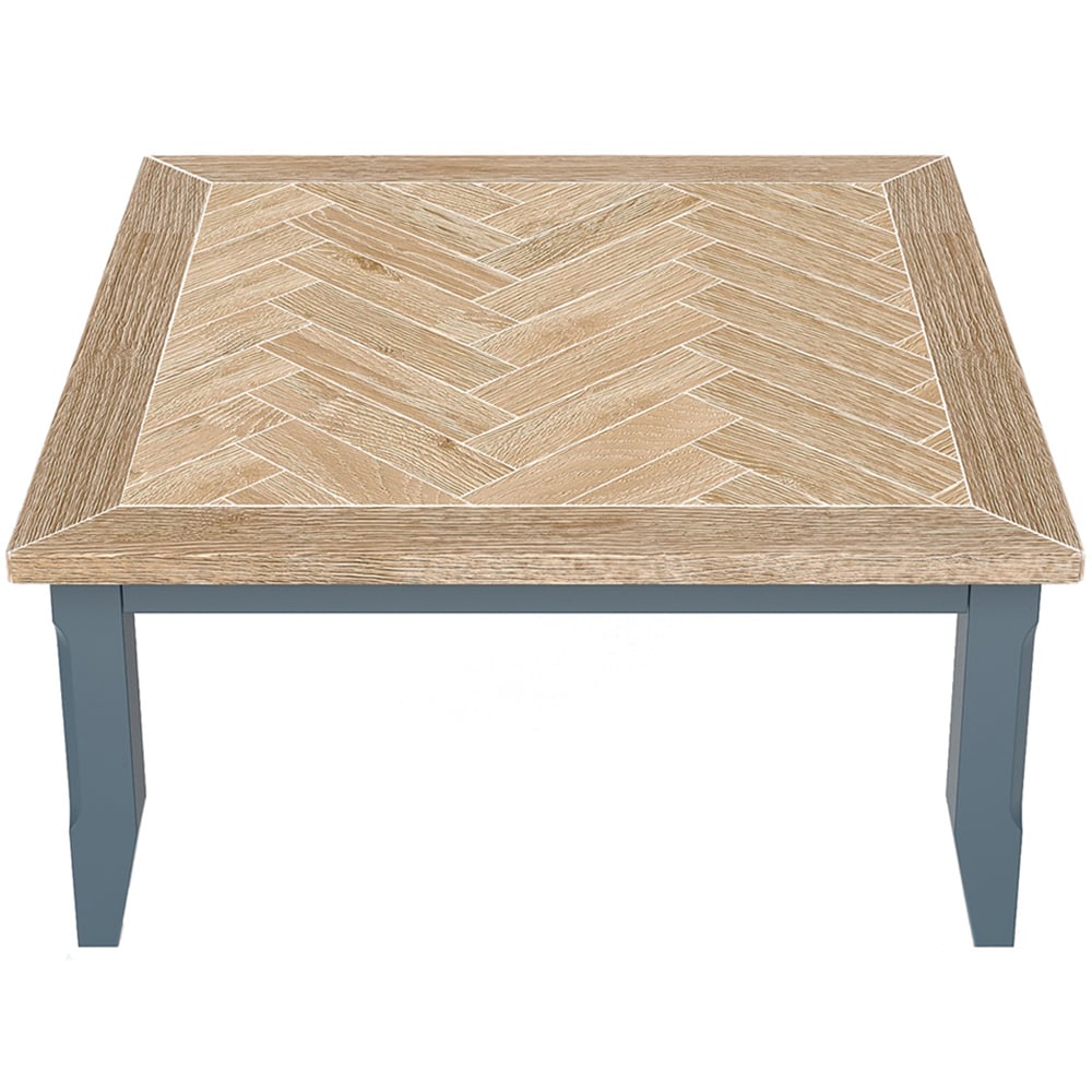 Baumhaus Signature Blue Square Open Coffee Table Image 3