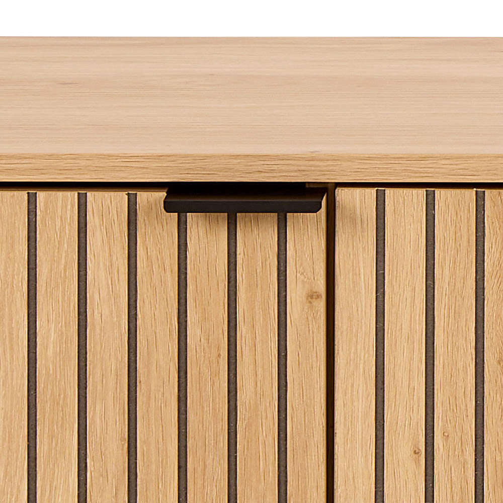 Florence Jaipur 3 Door Oak TV Unit Image 6