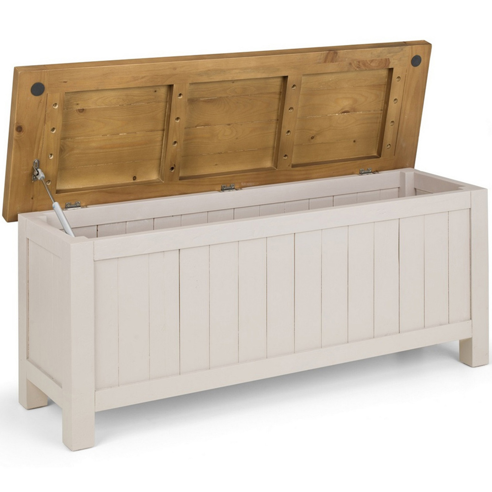 Julian Bowen Aspen Grey Wash Storage Bench Image 5