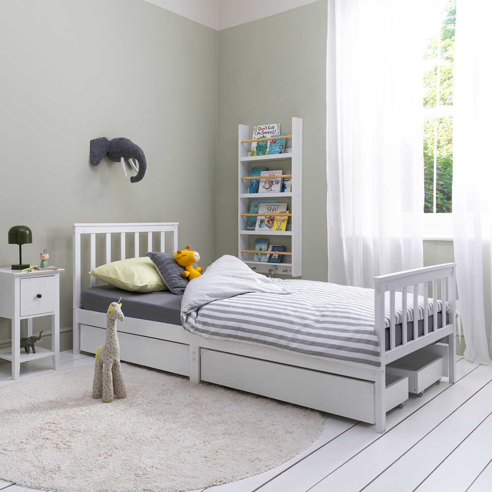 Noa and Nani Joli White Underbed Storage Drawer Set of 2 Image 2