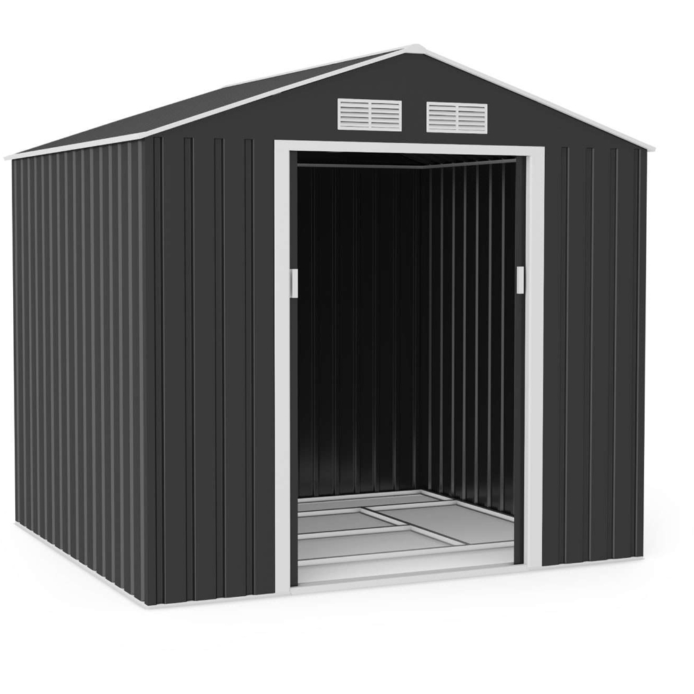 StoreMore Lotus Hera 7 x 4ft Double Door Apex Metal Shed Image 2