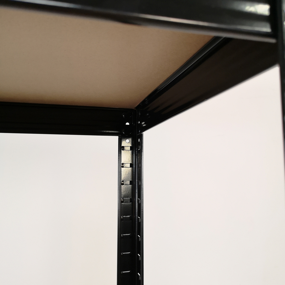 Samuel Alexander 90 x 180cm Black Heavy Duty Garage Shelving Unit Image 5