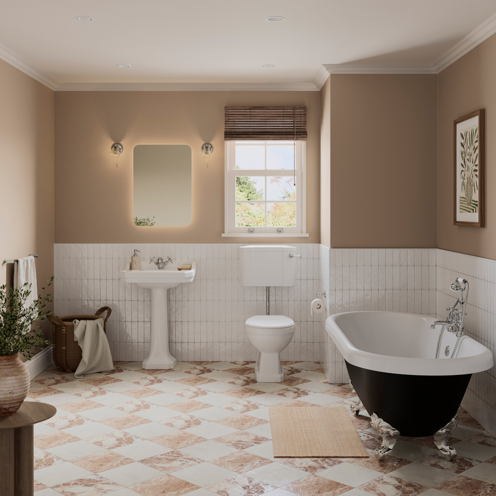 Bathstore Pelosa Low Level WC and Standard Soft Close Seat with Dual Flush Image 2