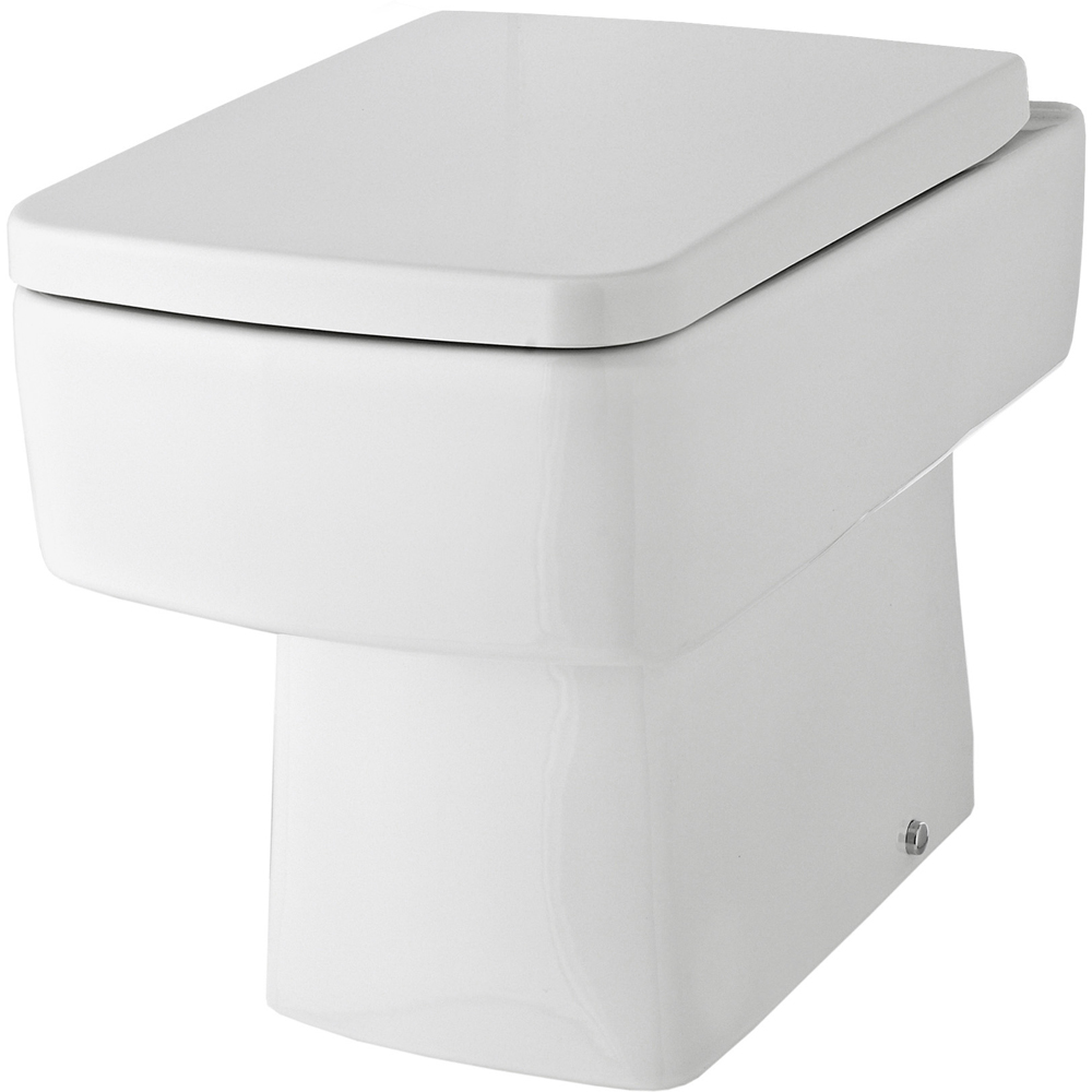 nuie Bliss White Back to Wall Pan 350mm Image 1