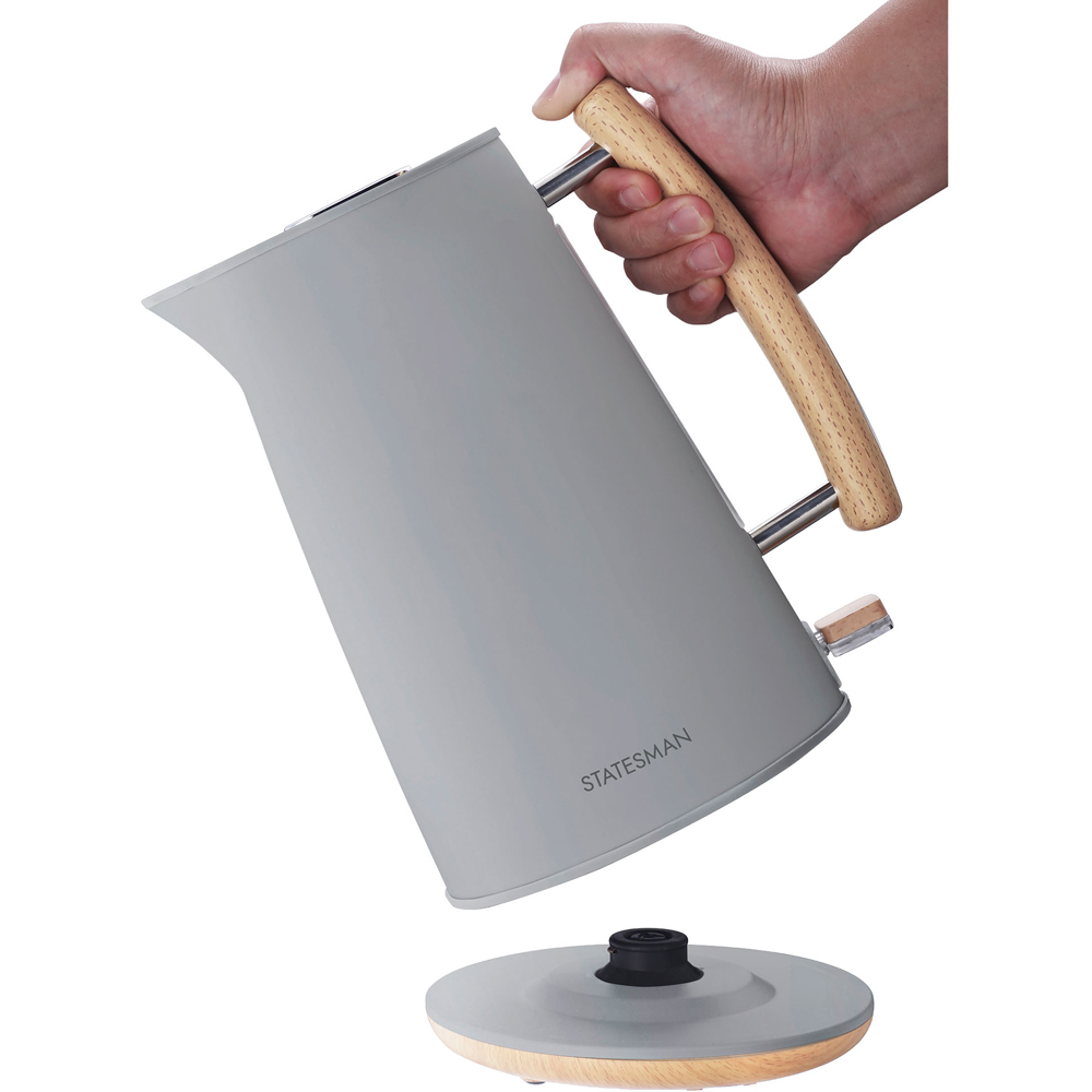 Statesman SKK00153GY Grey Scandi Design 1.7L Jug Kettle 3000W Image 4
