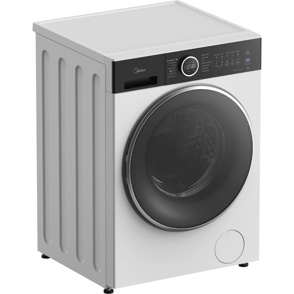 Midea MF205W100WBA30/W 10kg White Freestanding Washing Machine Image 3