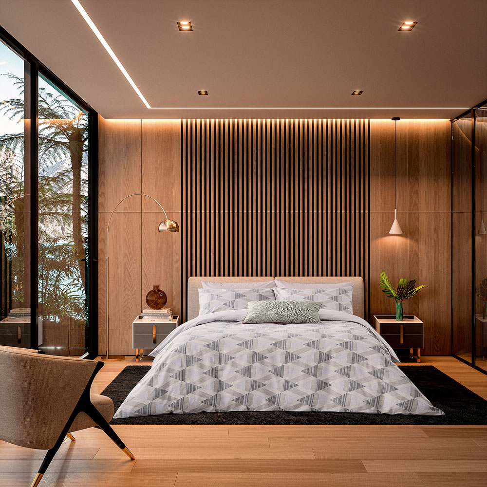 Nalu Nicole Scherzinger Pohaku King Size Stone Duvet Set Image 5