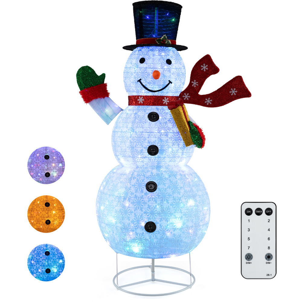 Costway LED Snowman Outdoor Christmas Decoration 6ft Image 3