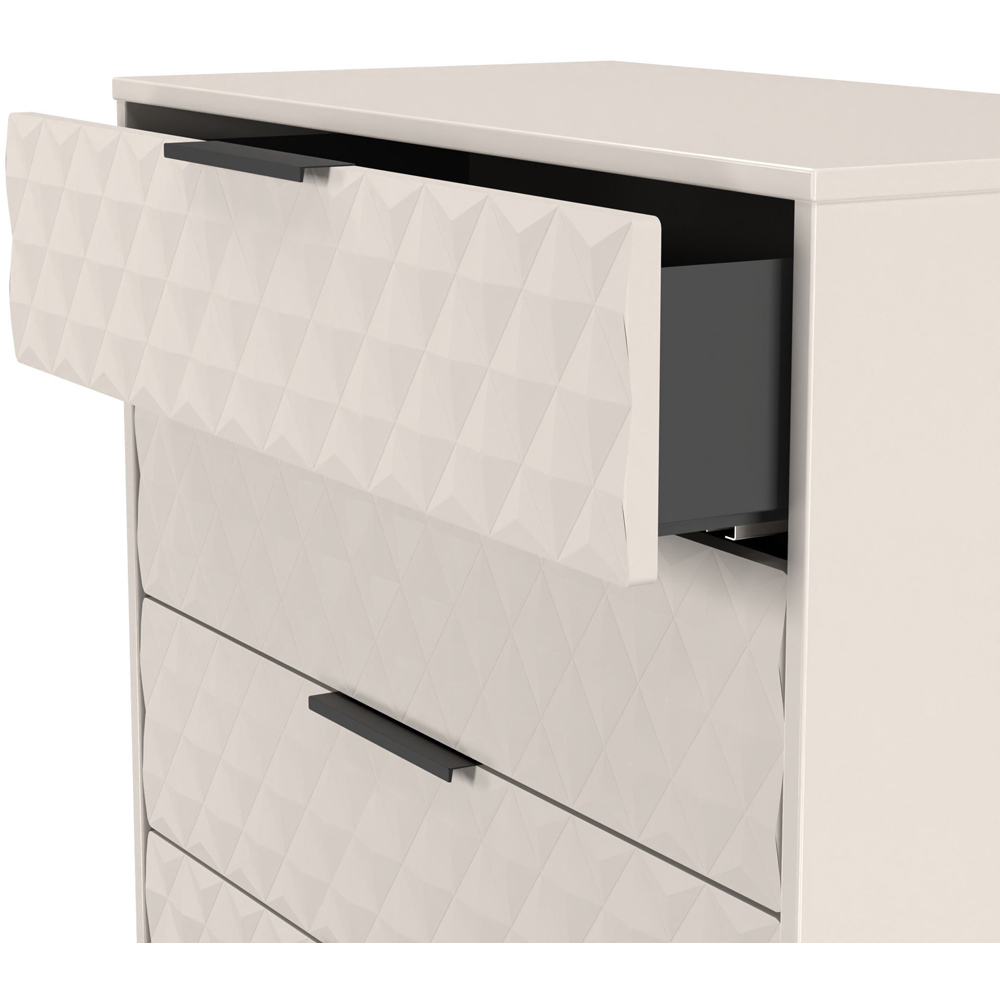 Crowndale Harlequin 5 Drawer Kashmir Matt Chest of Drawers Ready Assembled Image 6