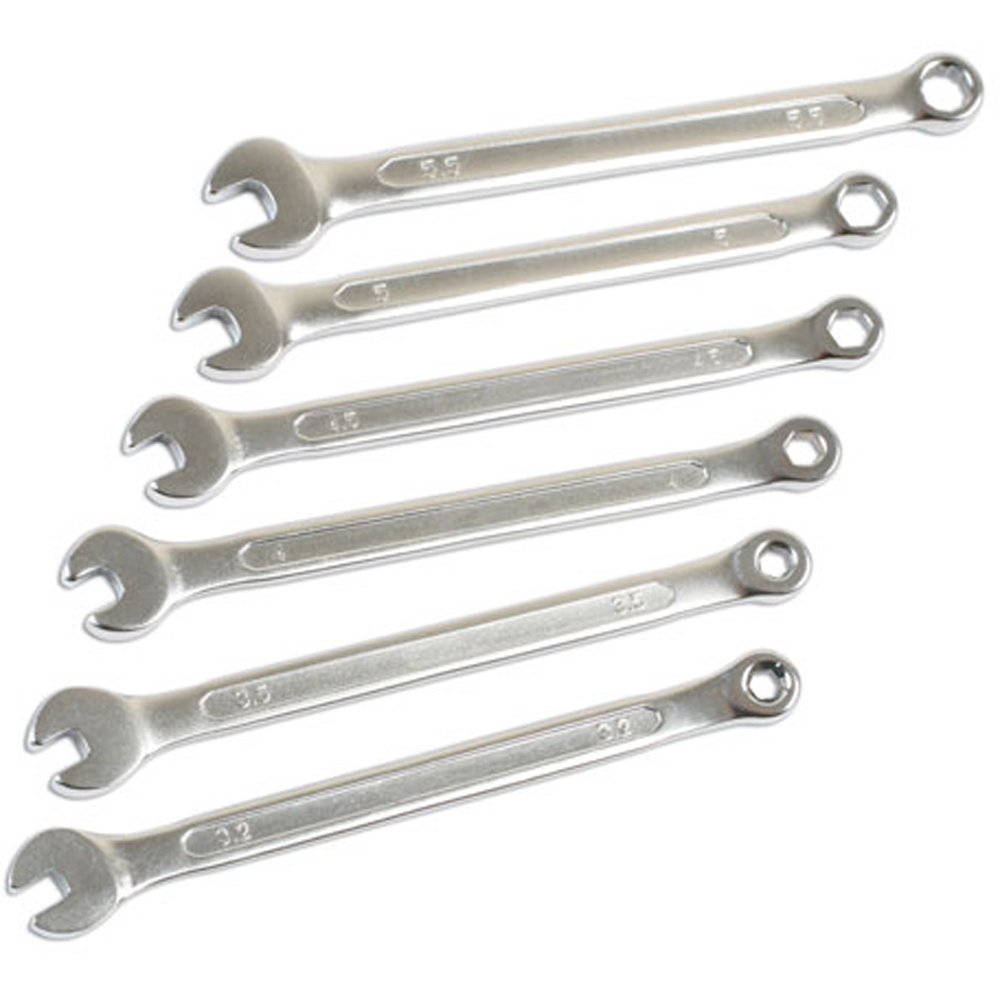 Laser 7265 6 Piece 3.2-5.5mm Miniature Combination Spanner Set Image 4