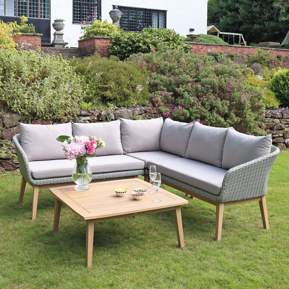 Royalcraft Sol 5 Seater Corner Lounge Set with Coffee Table Image 3