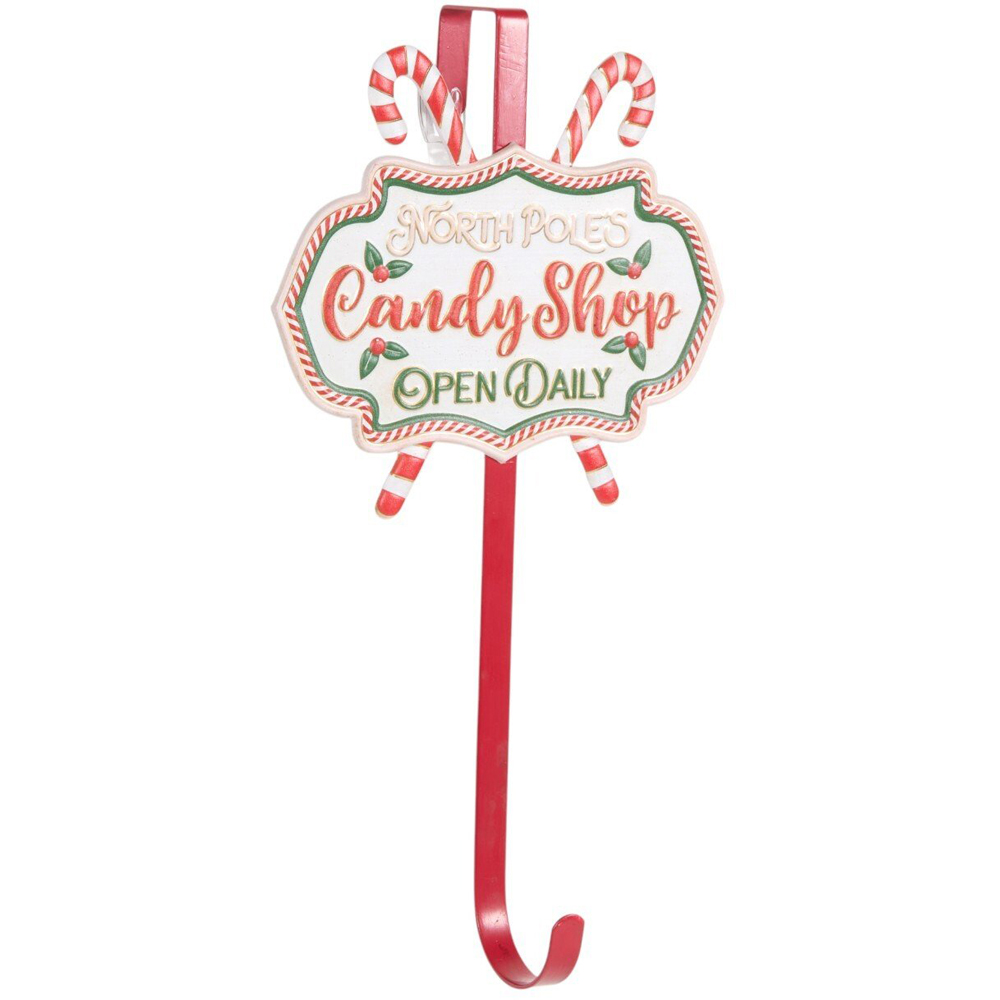 Candy Cane Wreath HangerRed Image 1