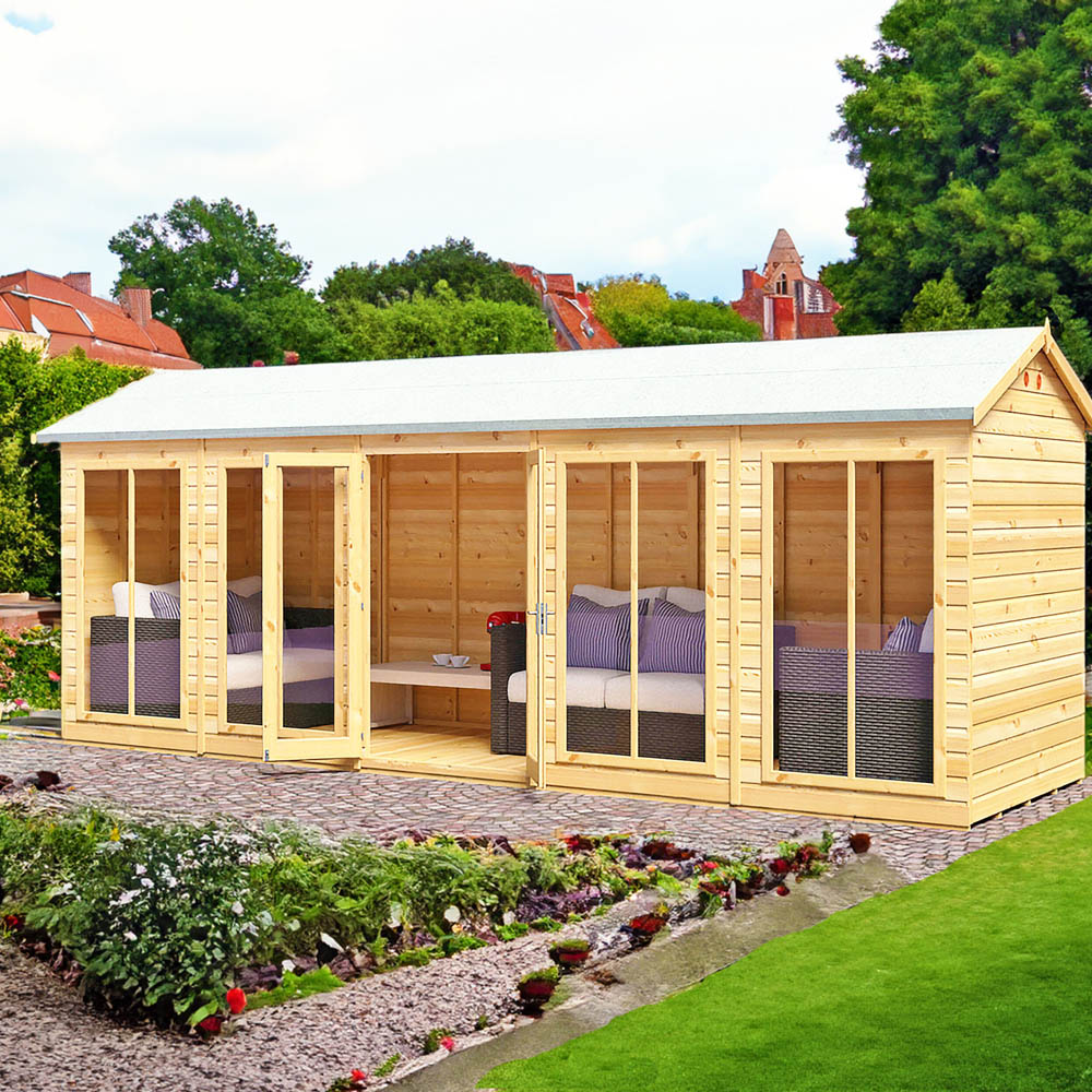 Shire Mayfield 20 x 6ft Summerhouse Image 6