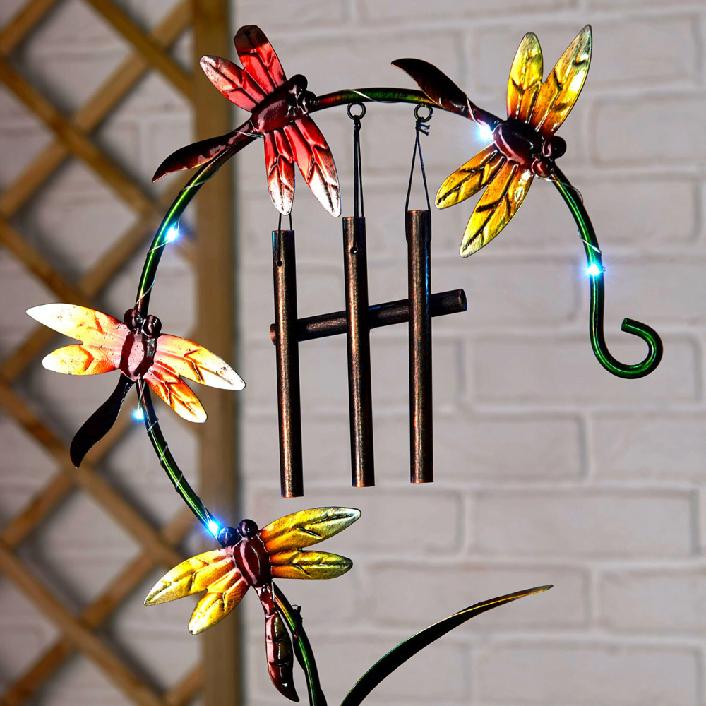 Single Illuminated Garden Green Solar Stake Light in Assorted styles Image 9