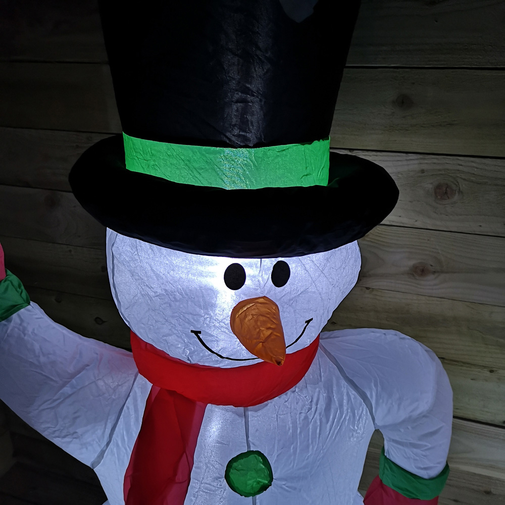Samuel Alexander Snowman Family Lit Inflatable Christmas Decoration 5ft Image 4