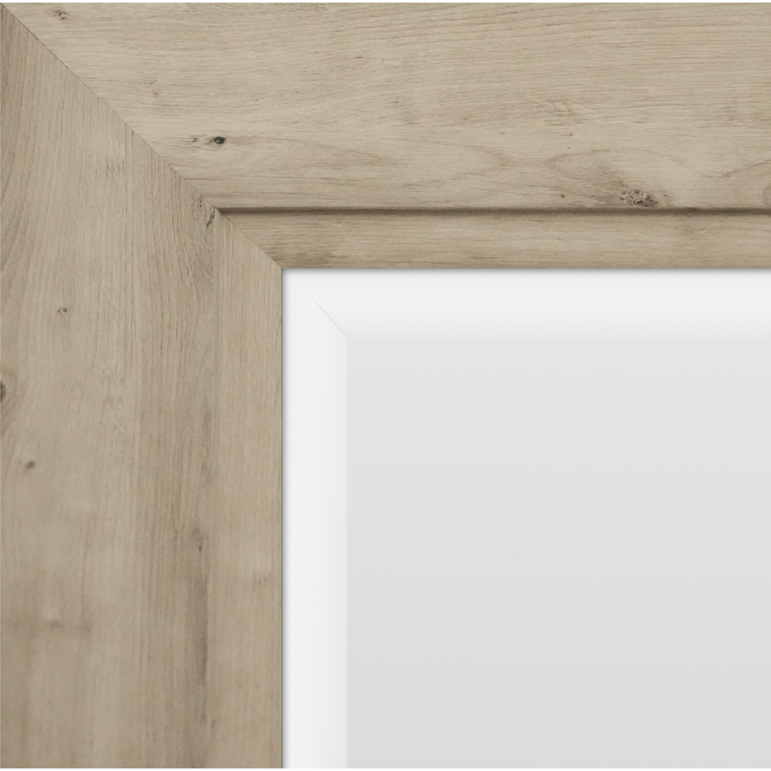 Helmsdale Wood Effect Mirror Brown Image 4