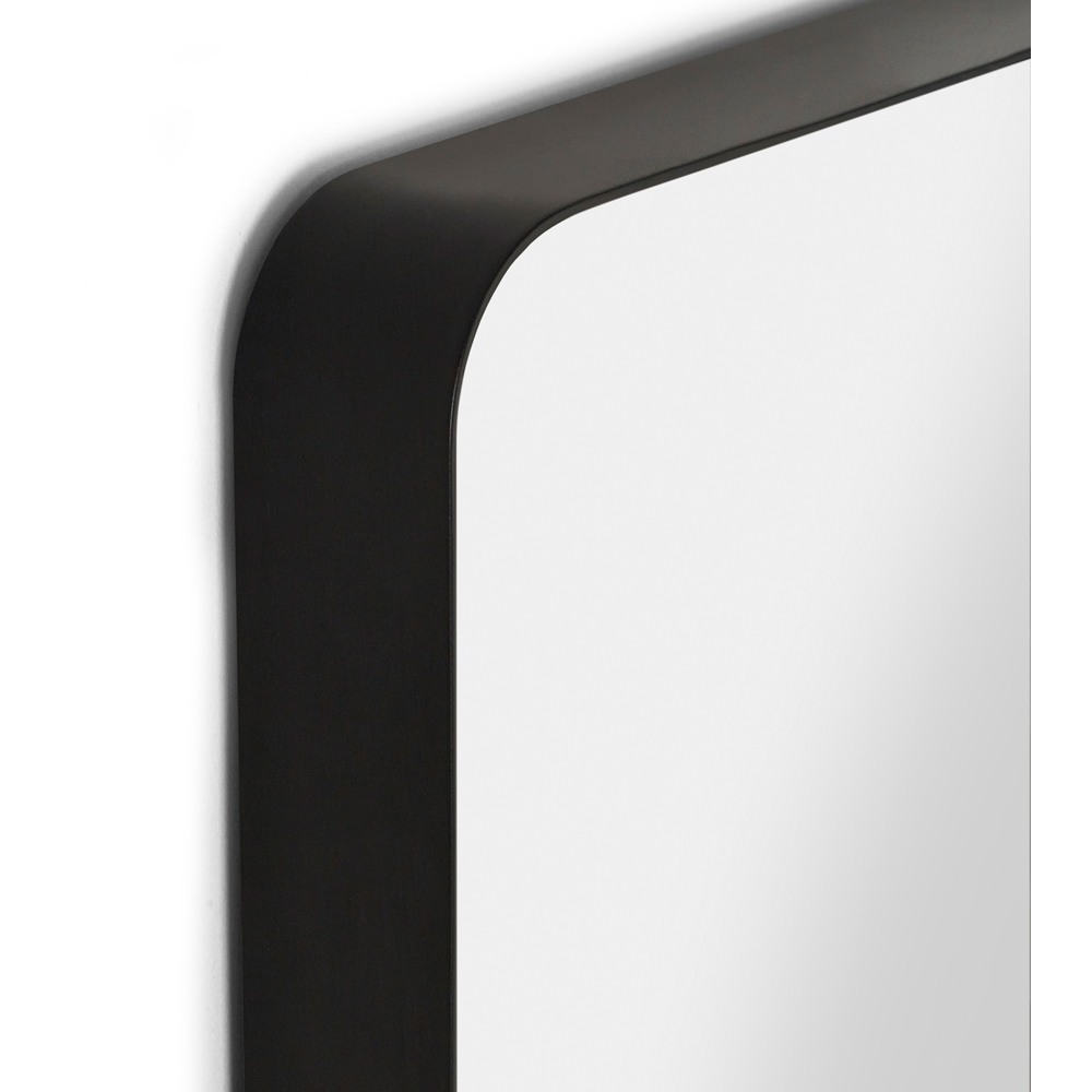 Julian Bowen Jaya Black Frame Wall Mirror 130 x 130cm Image 4